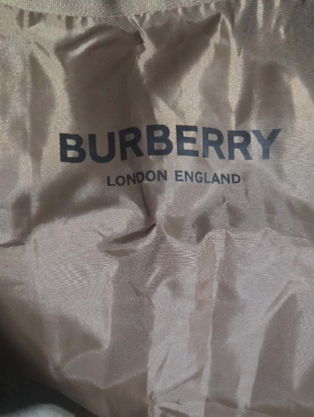 Burberry Brown Nylon Logo Tote - Picture 4 of 5